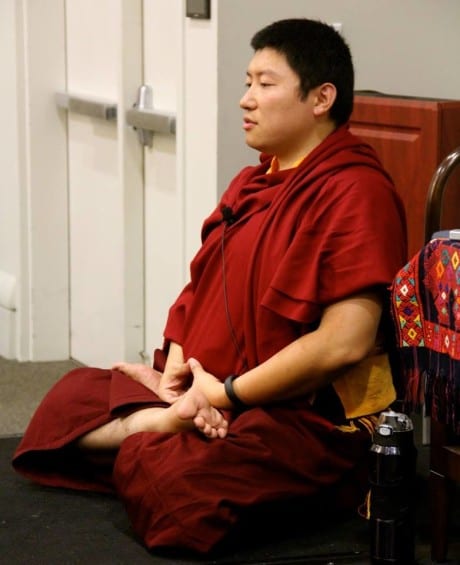 Rinpoche Meditating